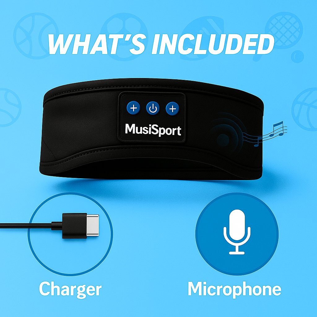 MusiSport™ – Audio Headband for Sports