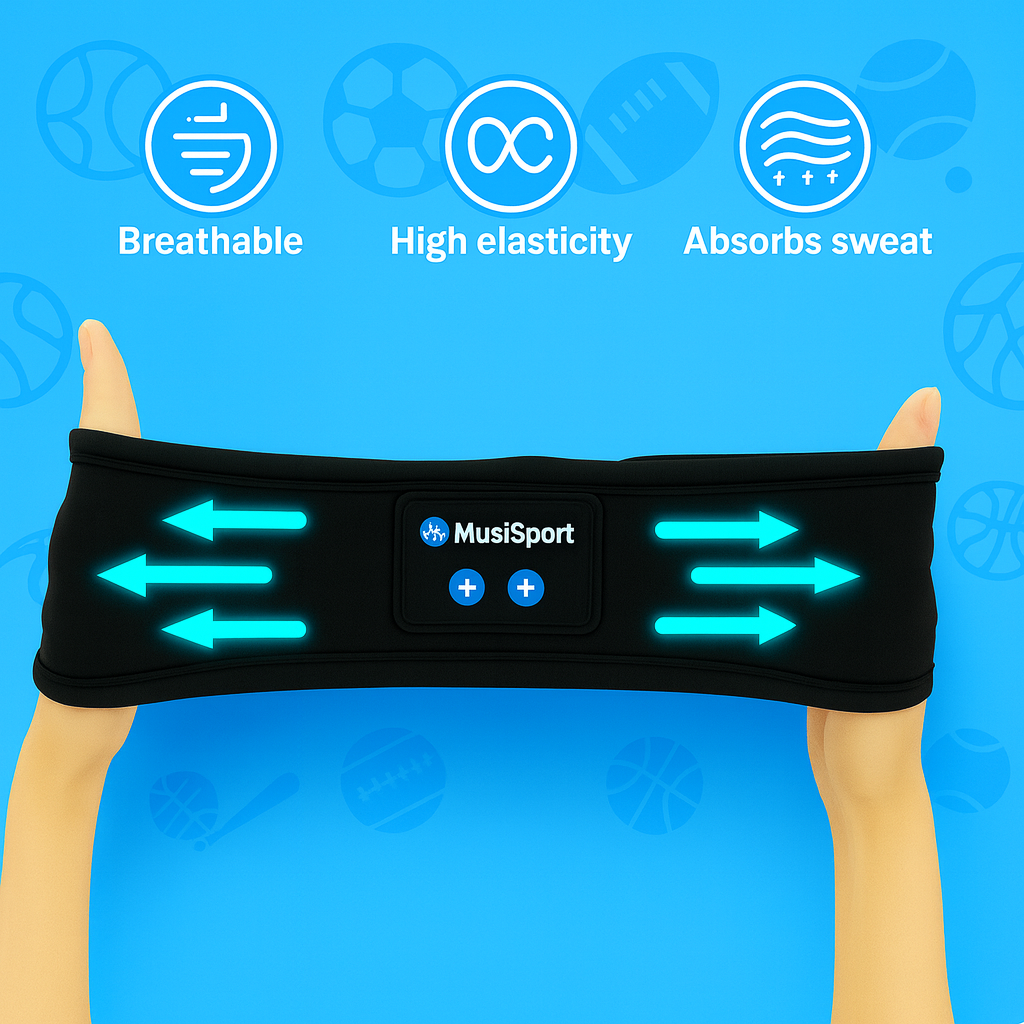 MusiSport™ – Audio Headband for Sports