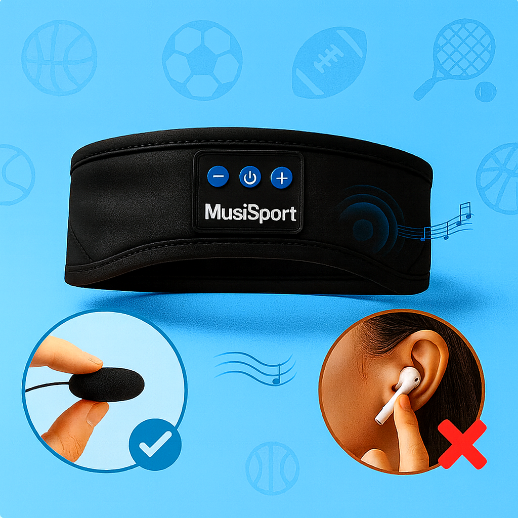 MusiSport™ – Audio Headband for Sports